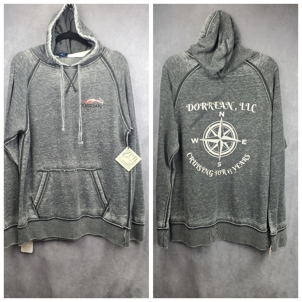 J.america Quality Vintage Apparel‎ Large Pull over Hoodie Stone wash look